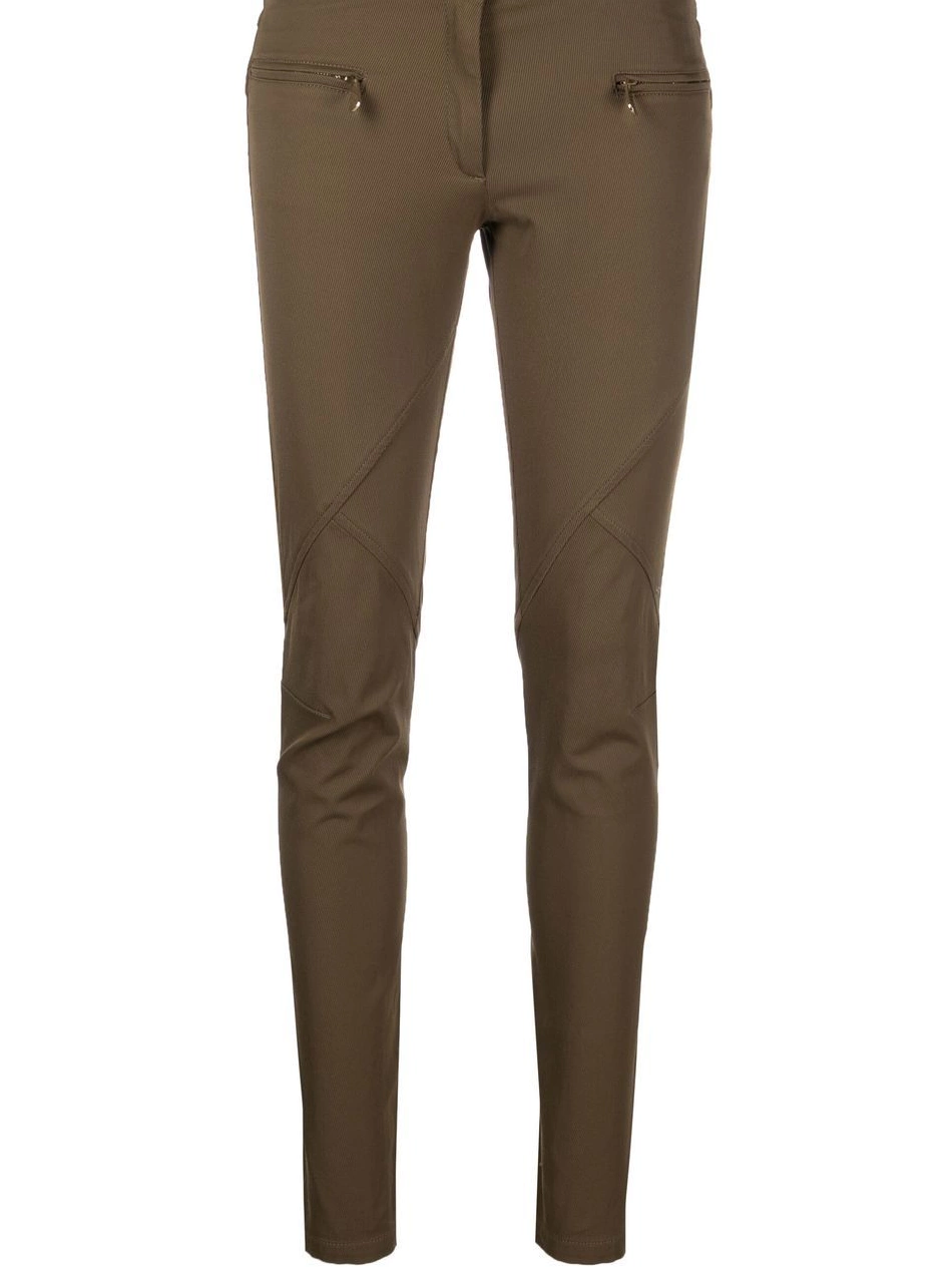 trousers ribbed 2000s Versace Women slim-fit 0714